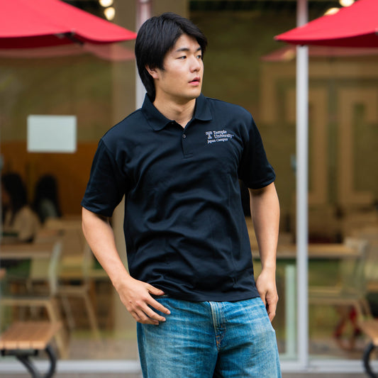 TUJ Black Polo Shirt