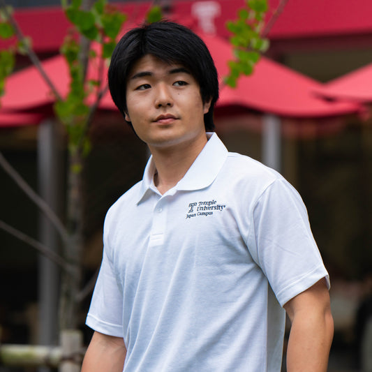 TUJ White Polo Shirt