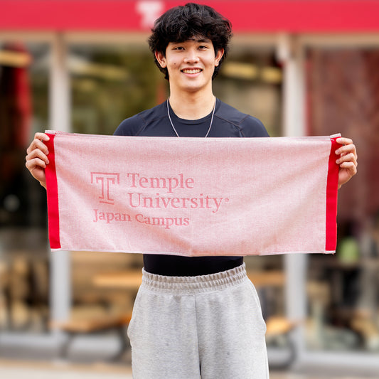 TUJ Cherry Red Sports Gym Towel