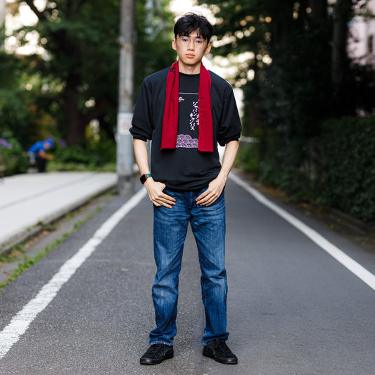 TUJ Cherry Red Sports Gym Towel