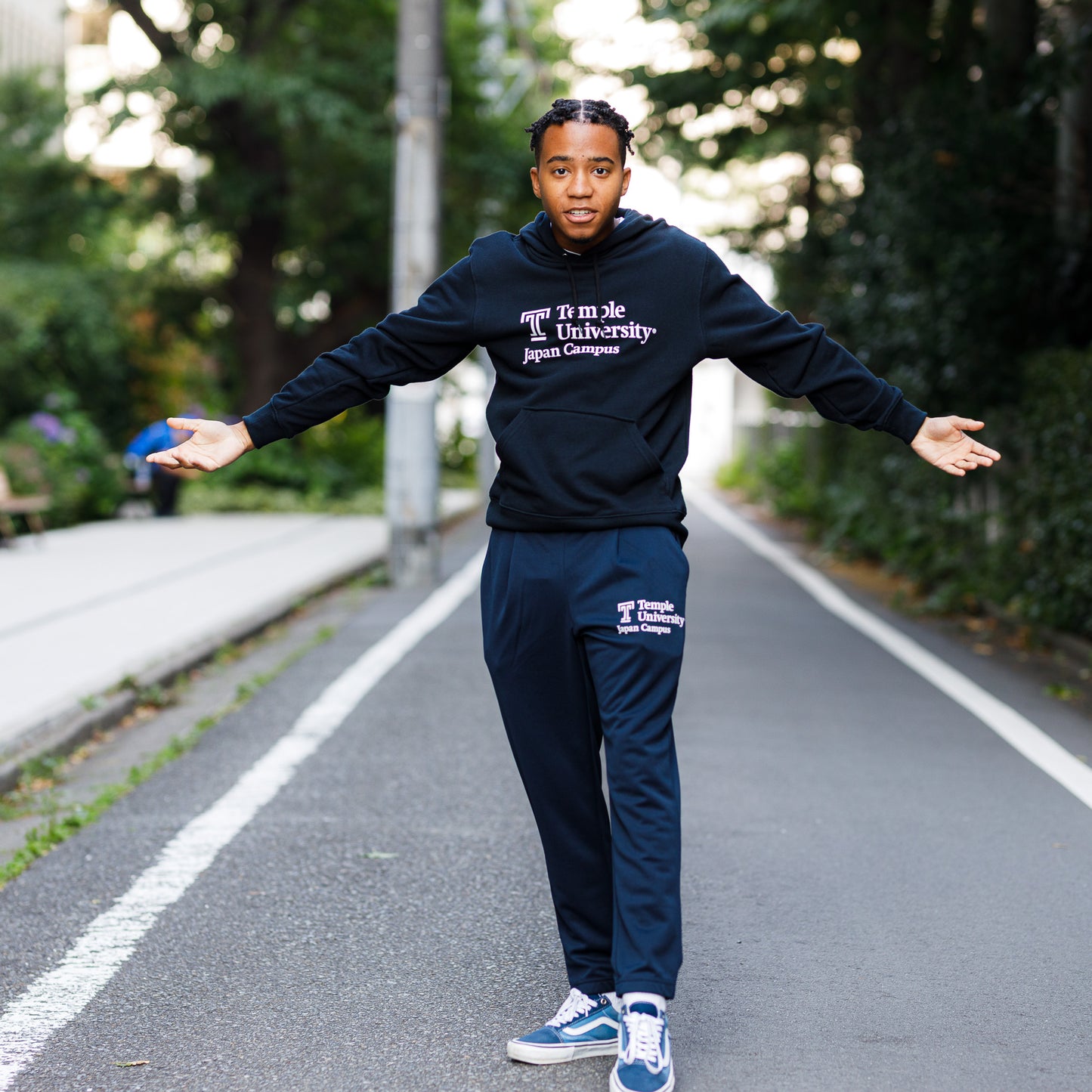 TUJ Hoodie Black Unisex