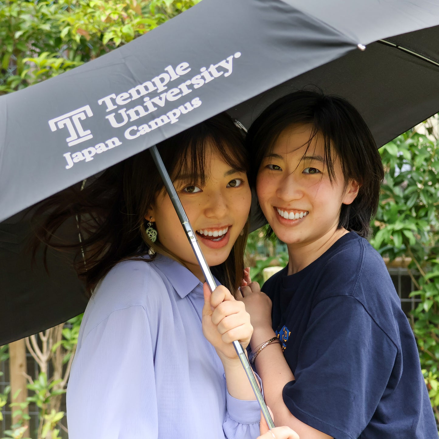 TUJ Compact Folding Umbrella Black